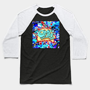 OMG, Tag, Pop , Rainbow, Spray, Graffiti, Urban Baseball T-Shirt